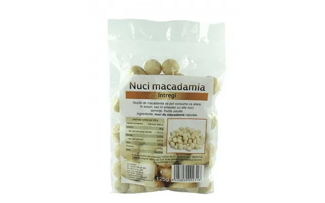 Managis Whole Macadamia Nuts 125g