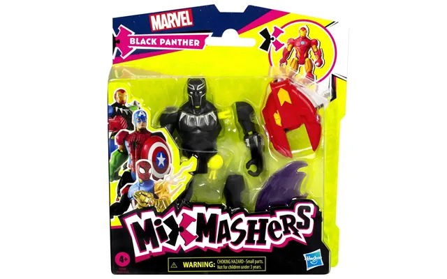 Marvel Avengers Black Panther Mixmashers Marvel Avengers Black Panther Mixmashers Action Figure - 12 Cm