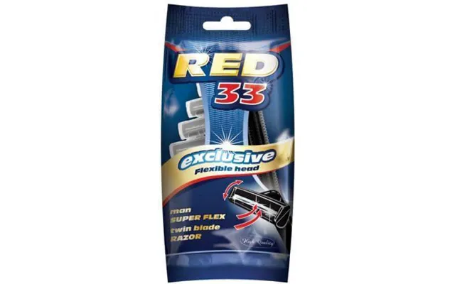 Mattes Red 33 Disposable Razor - 5pcs product image