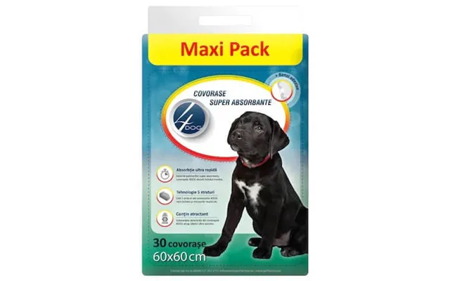 Maxi Absorbent Mats For Dogs - 60x60 Cm