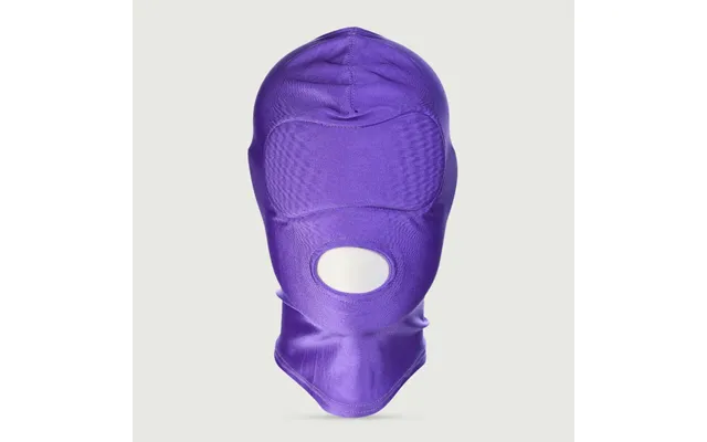 Medium Full Head Hood With Mouth Opening - Purple
