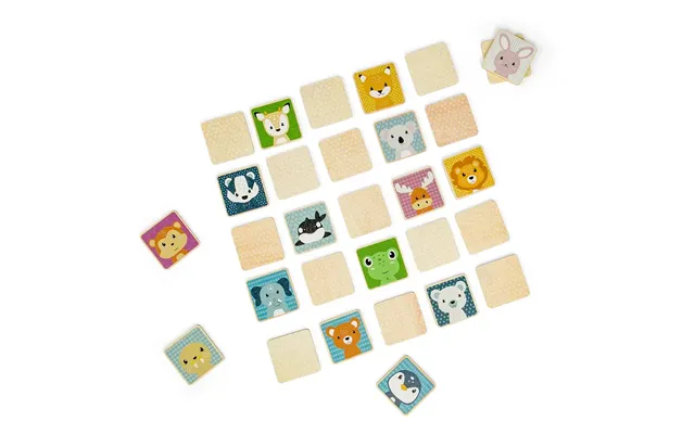 Memory Game Find The Animals - 2 Years