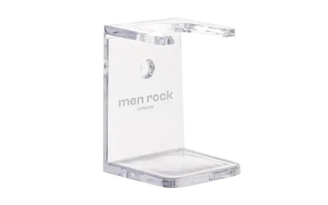 Men Rock - Transparent Shaving Brush Stand