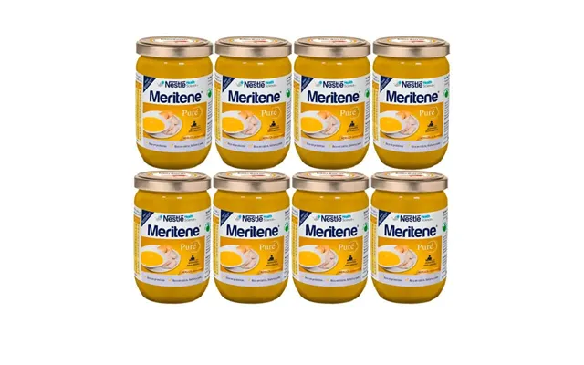 Meritene Hake Puree With Béchamel - Pack 8x300 G