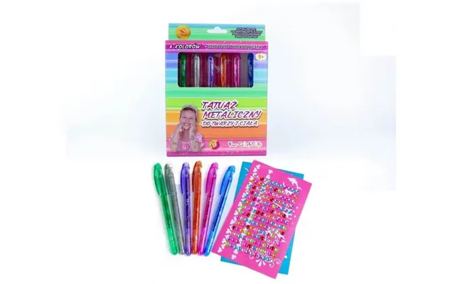 Metallic Face Tattoo Fad-6820