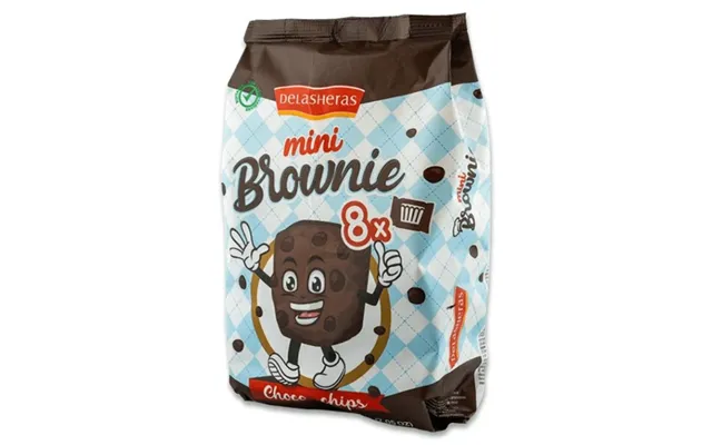 Mini Brownie With Chocolate Chips - 8 Pieces