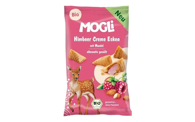 Mini Organic Crunchy Bread Rolls Filled With Raspberry Cream - 30 G