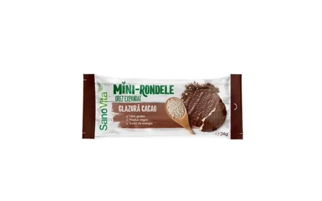 Mini Rice Rounds With Cocoa - 24 Gr