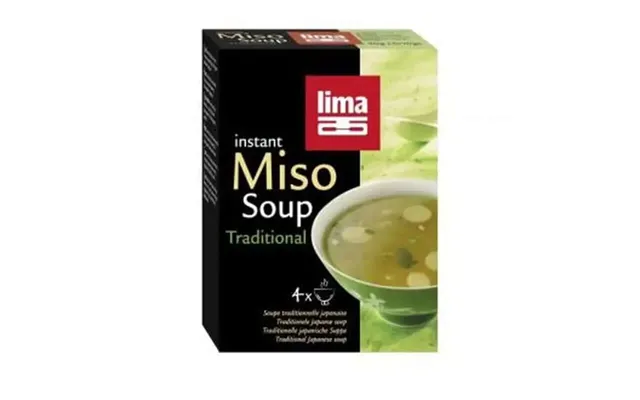 Miso Traditional Instant Lime Soup 4sbrs. Organic Vegan