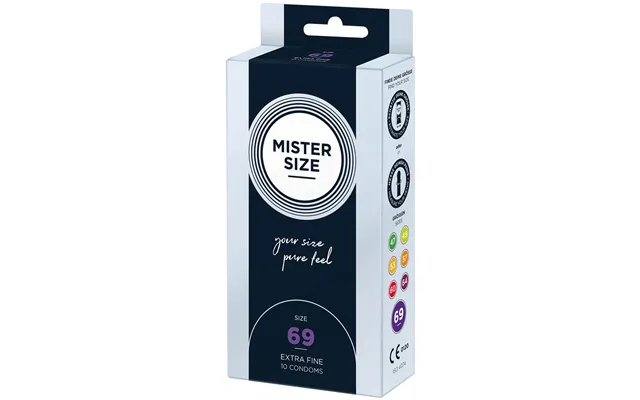 Mister Size Moist Condoms - Smooth