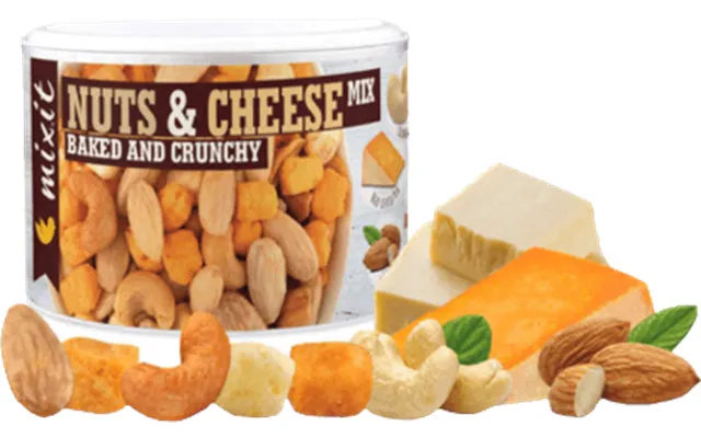 Mixit Mix Of Roasted Nuts And Crispy Cheese 120 G