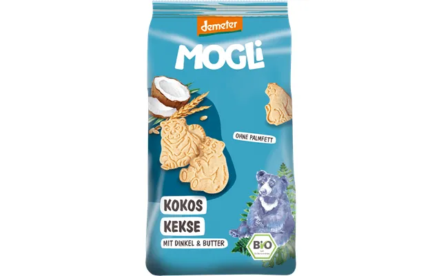 Mogli Organic Coconut Biscuits With Demeter Certification 125 G
