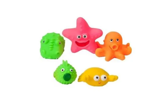 Mom's Care Bath Toy Sea Animals From Birth 5 Pieces
