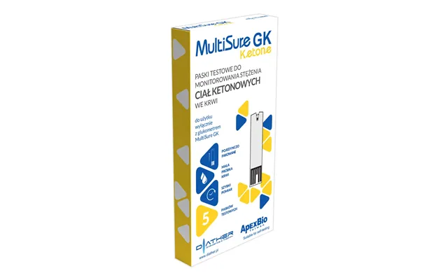 Multisure Gk Ketones - Test Strips For Monitoring The Concentration Of Ketone Bodies In The Blood