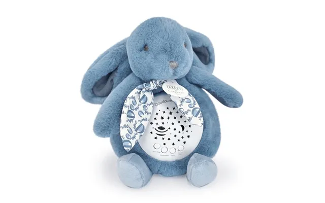 Music Candle With Projection - Fluffy Bunny