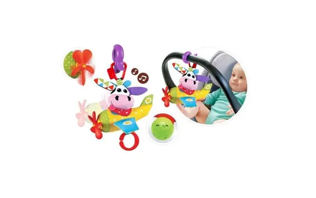 Musical Toy With Activities Vacuta In Plane - Yookido