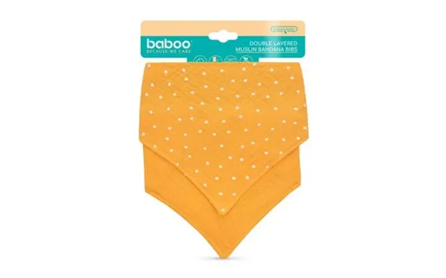 Muslin Bandana With Double Layer - Orange
