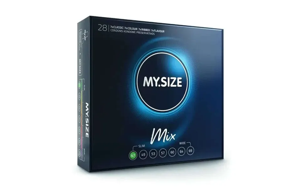 My Size Mix Condoms 47 Mm 28 Units