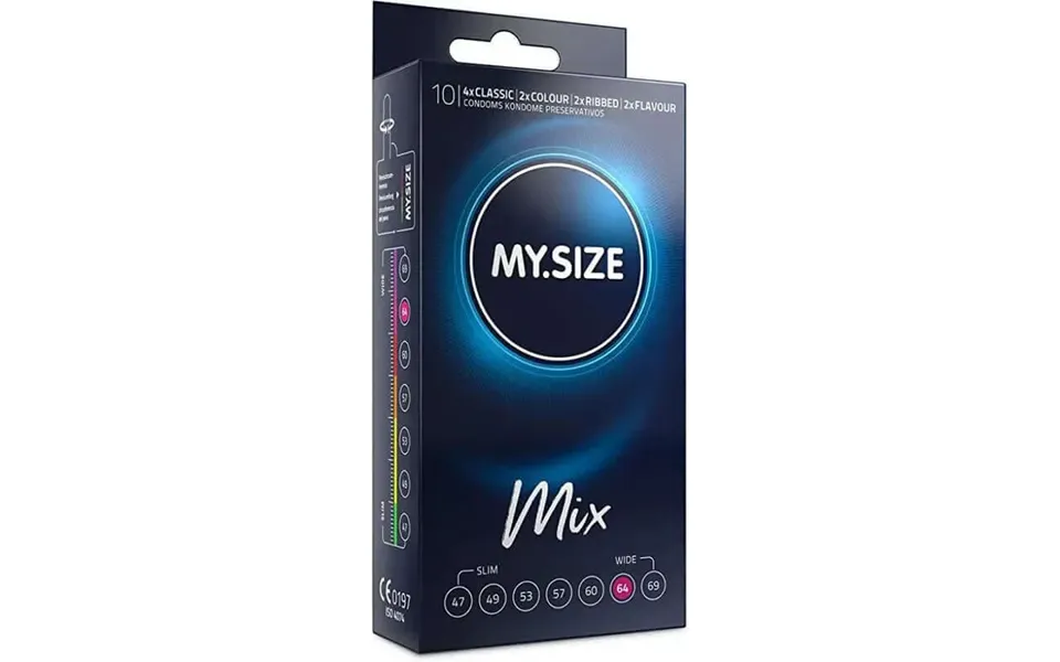 My Size Mix Condoms 64 Mm 10 Units