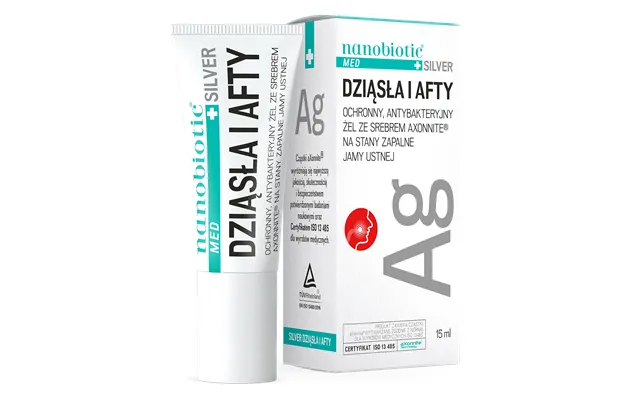 Nanobiotic Med Plus Silver Gums And Aphthae - Gel For Oral Inflammations product image