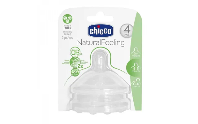 Natural Felling Adjustable Flow Silicone Teat 2 Pcs - 4 Months