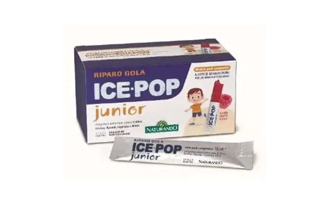Naturando Riparo Gola Ice Pop Junior Red Berry Flavor 20sb