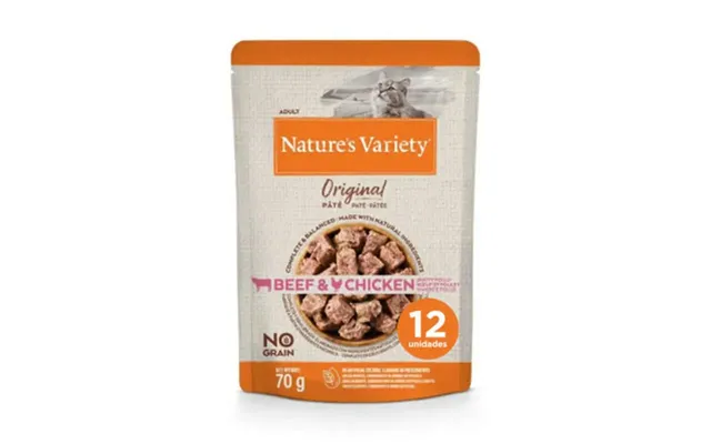 Nature's Variety Feline Adult Original Pate Beef Chicken - 12 X 70 G product image