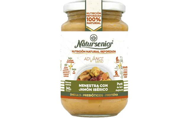 Natursenior Adult Puree With Iberian Ham With Omega 3 Dha Epa - Prebiotics And Proteins