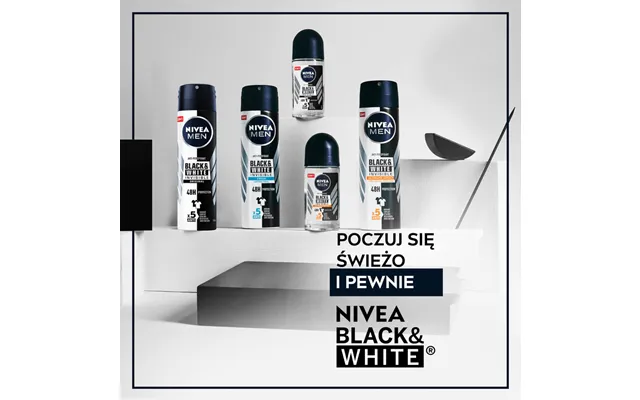 Nivea Men Black & White Invisible - Antiperspirant Spray For Men