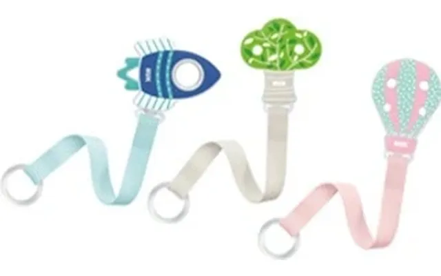 Nuk Band Clip 1 Pc 1×1 Pcs 1×1 Pcs - Pacifier Ribbon