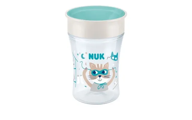 Nuk Magic Cup Training Cup With Rim & Lid 8m 230ml In Various Colours - Blue