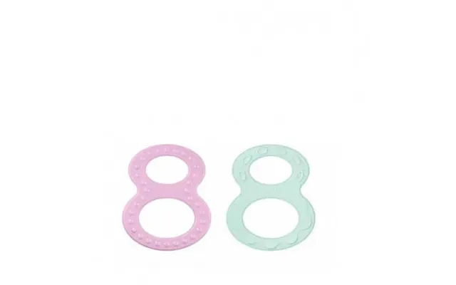 Nuk Teething Ring 8 X2 In Various Colours - Pink