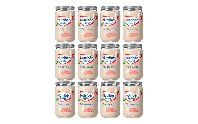 Nutriben Potito Chicken With Rice - 12 X 235 Grams