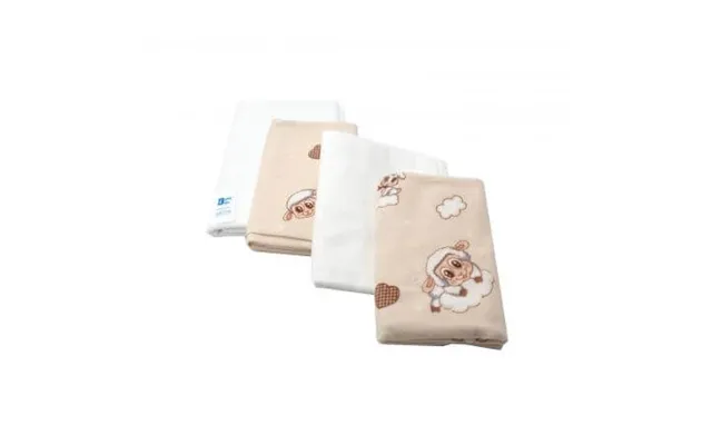 Oita Cream Feather Diaper - 70 X 80 Cm