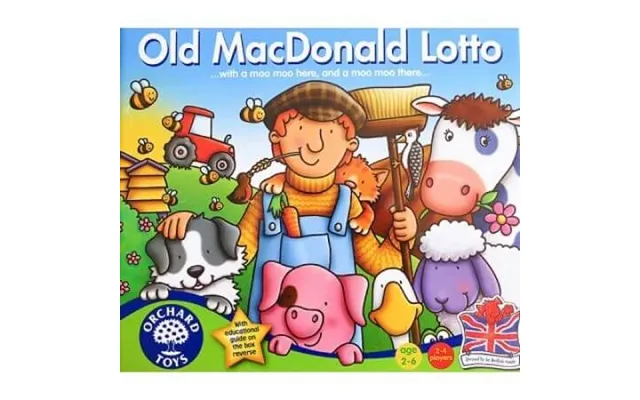 Old Macdonald Lotto Educational Game - Orchard Toys