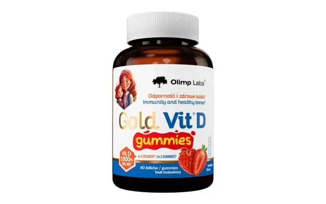 Olympus Gold Vit D Vitamin D In Jellies Strawberry Flavor - 60 Pcs