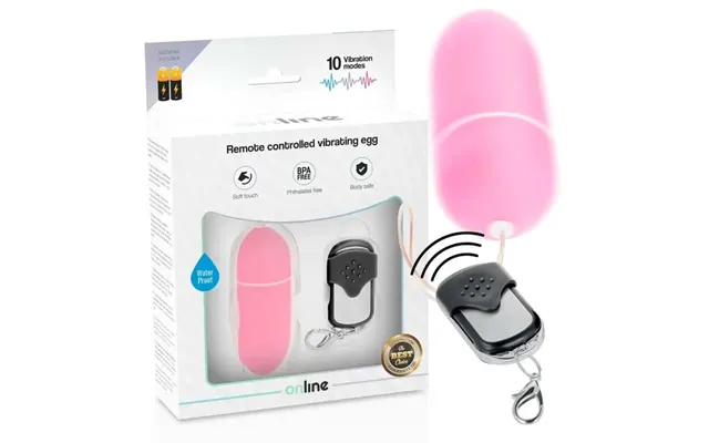 Online Remote Control Vibrating Egg L - Pink