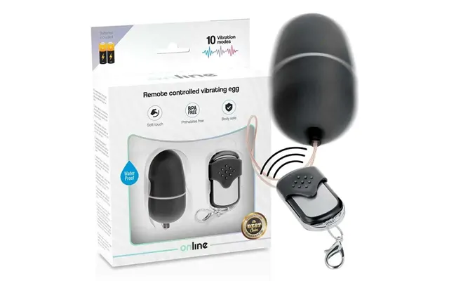 Online Remote Control Vibrating Egg M - Black