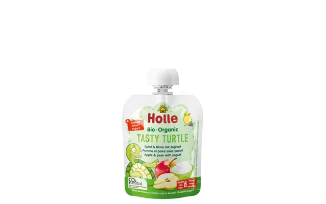 Organic Apple And Pear Puree With Tasty Turtle Yoghurt - 85g