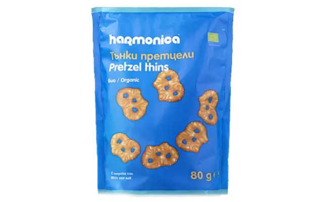 Organic Bread Pretzels With Sea Salt - 80 G