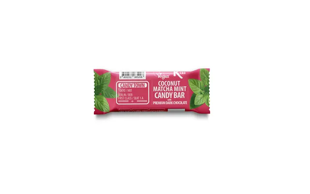 Organic Chocolate-covered Coconut - Matcha And Mint Bar