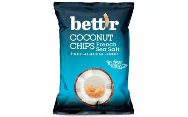 Organic Coconut Chips With French Sea Salt - 70 G
