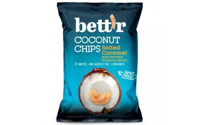 Organic Coconut Chips With Salted Caramel - 70 G