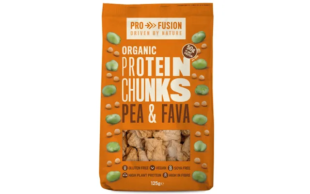 Organic Gluten-free Textured Pea And Broad Bean Protein - 125 G