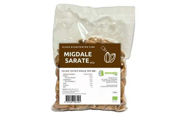Organic Salted Almonds - 250 G