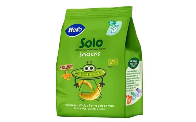 Organic Snack With Peas And Corn - 40 G product image