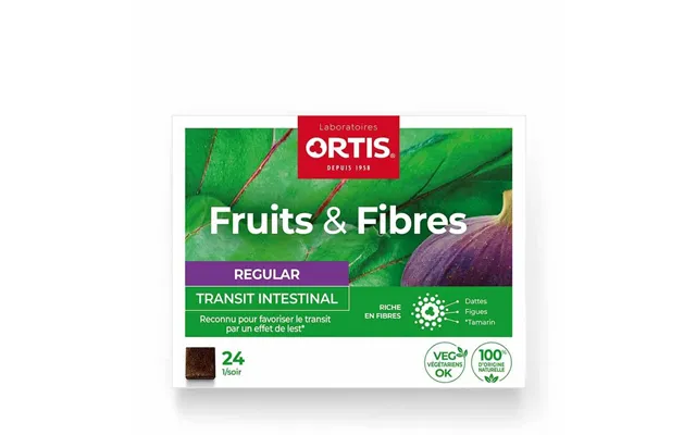 Ortis Fruit & Fiber Regular Intestinal Transit 24 Cubes