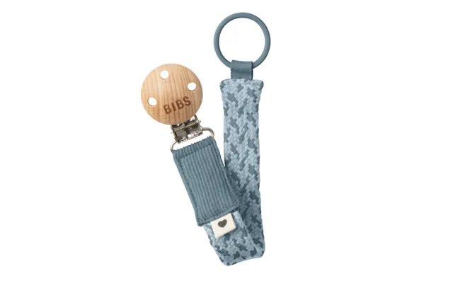 Pacifier Clip, Petrol - Baby Blue, Bibs