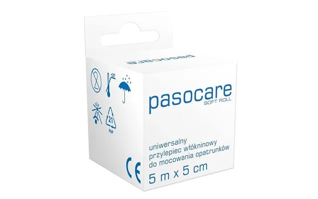 Pasocare Plaster, Non-woven On Roll, 5m X 5cm, Soft Roll, 1 Pc - Long Life product image
