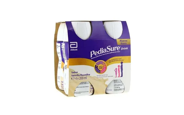 Pediasure Drink Vanilla Children - 4 Bottles X 220 Ml